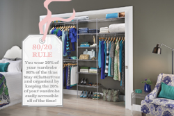 Need To Bring Order To Your Closet? - Use the 80/20 Rule!